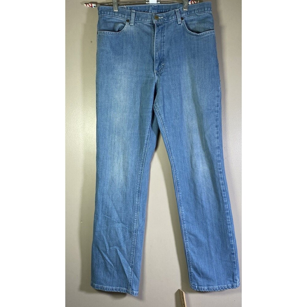Diamond Gusset Jeans Women 14 Relaxed Light Wash 100% Cotton Denim 32x32 Stretch